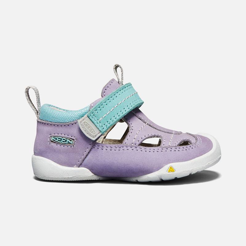 Keen Pep Fisherman Baby Sandalen Kinder DE-79534 Sweet Lavender/Aqua Haze - Keen Kinderschuhe Lila